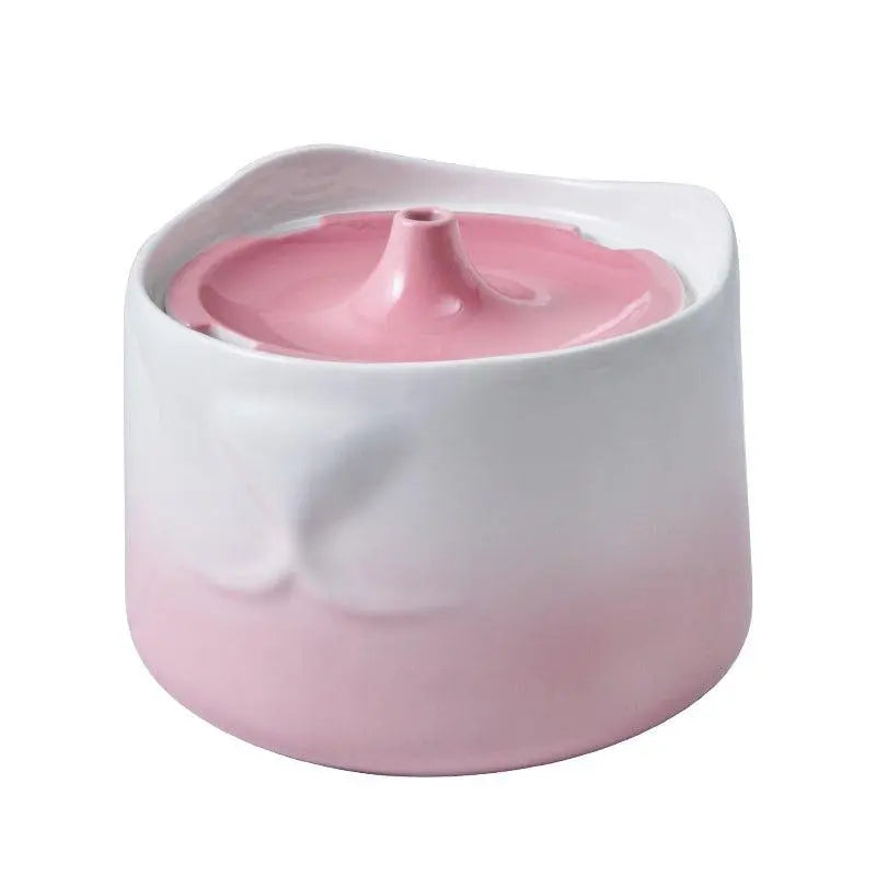Cat Face Nose Pet Water Dispenser – Fresh Flow & Quiet Design