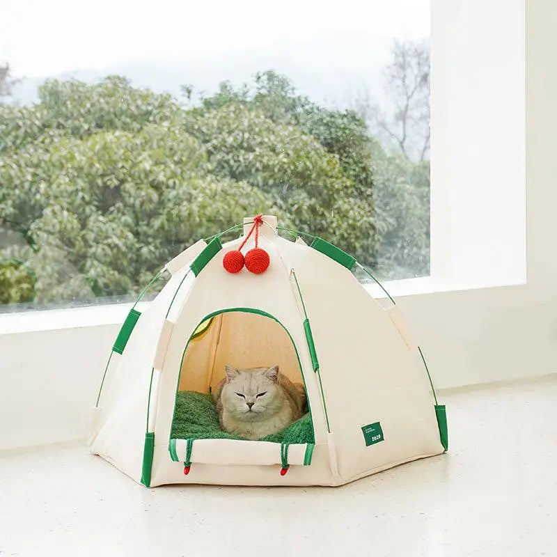 Cozy Igloo Cat Tent – Portable Comfort for All Seasons | Gabby Whale