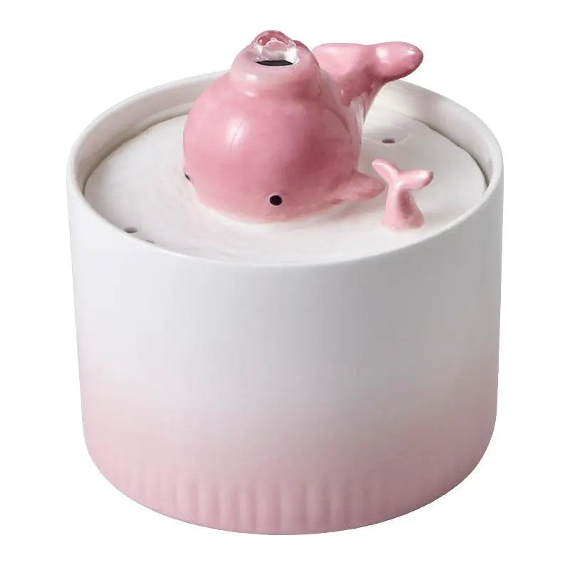 Ceramic Cat Water Fountain | Whale Water Fountain Spout