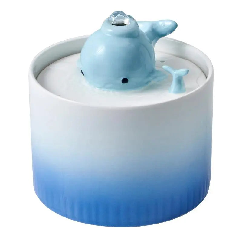 Ceramic Cat Water Fountain | Whale Water Fountain Spout