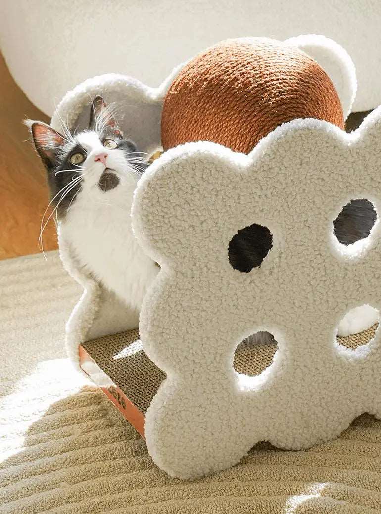 Sandwich Biscuit Cat Scratching Ball - Fun and Stylish Cat Scratch Board